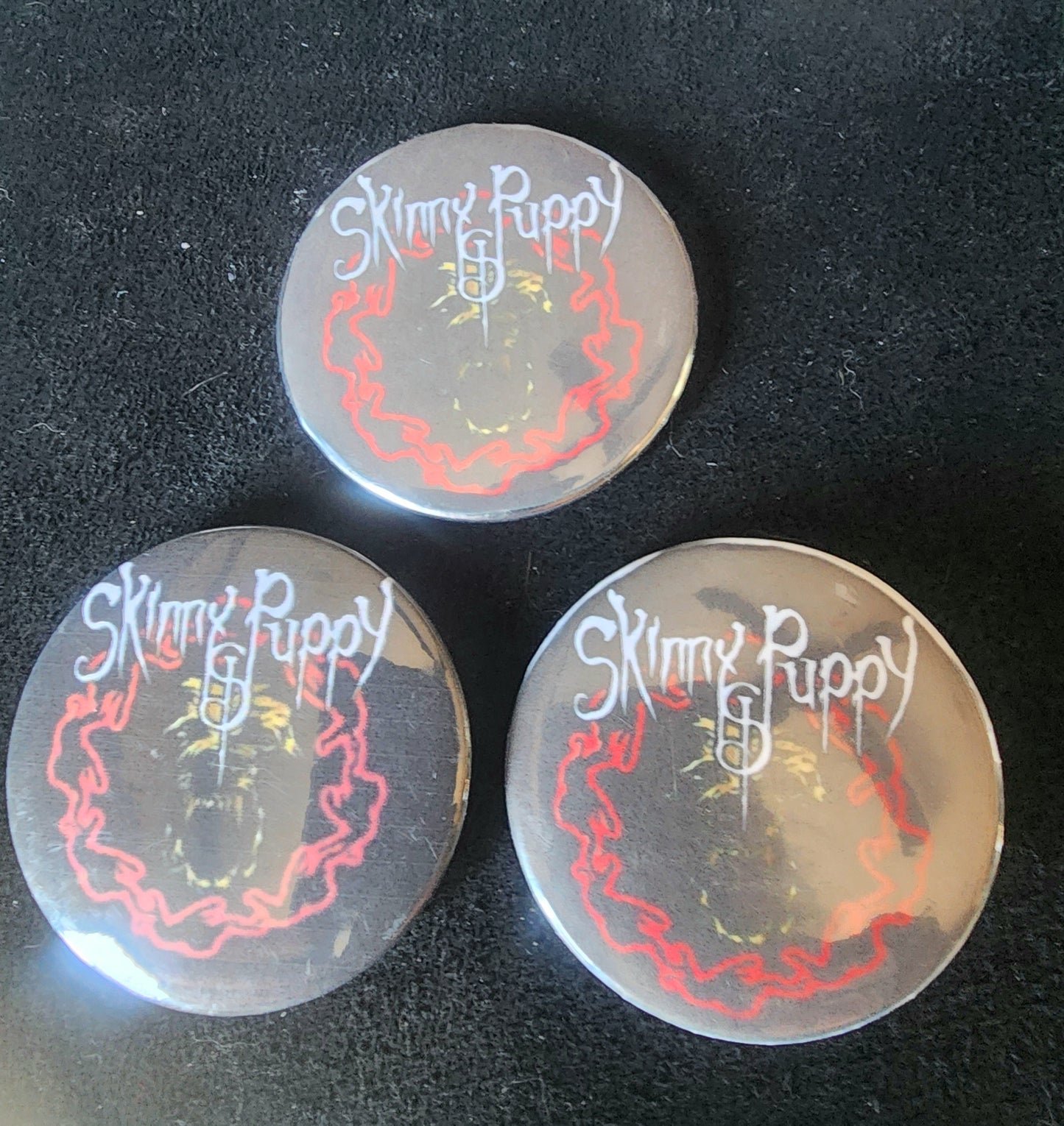 Skinny Puppy pin